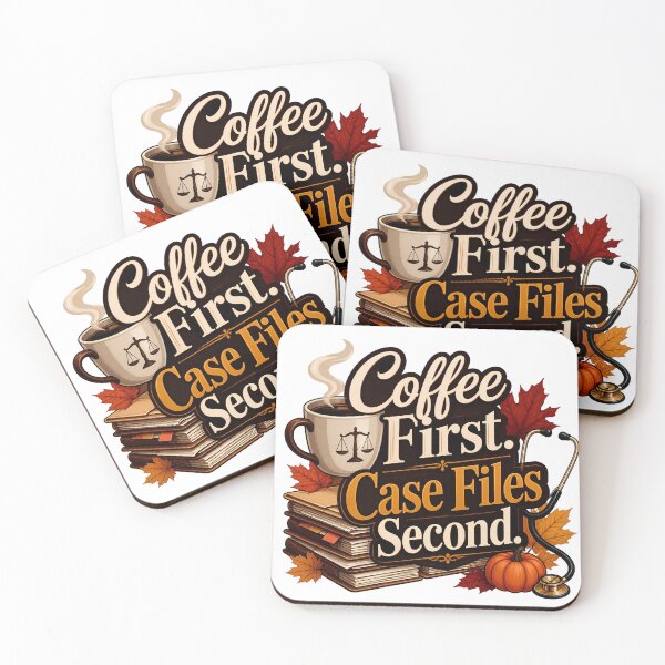 Item preview, Legal Nurse Coffee First Case Files Second | Legal Nurse Consultant Coffee Lover Nursing Humo designed and sold by CuteDesignables.