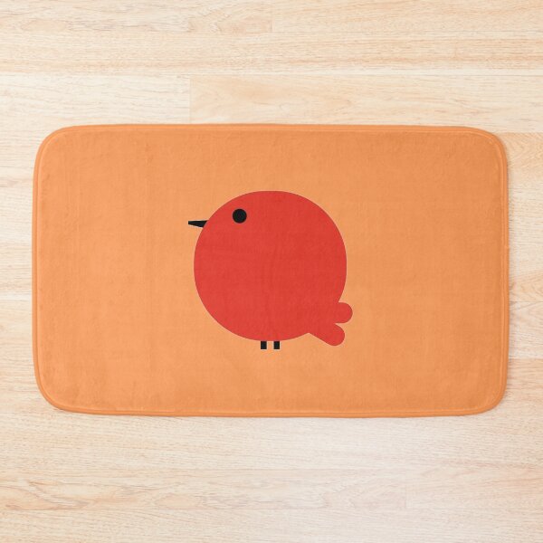 Item preview,  Cute Round Red Bird Minimalist Illustration designed and sold by -KRAFTWERK.