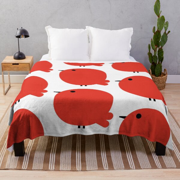 Item preview, Cute Round Red Bird Minimalist Illustration designed and sold by -KRAFTWERK.