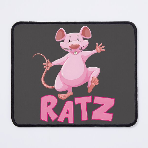 Item preview, Cute Pink Rat Cartoon Design for Fun and Whimsical Style designed and sold by Shaanto's Graph.