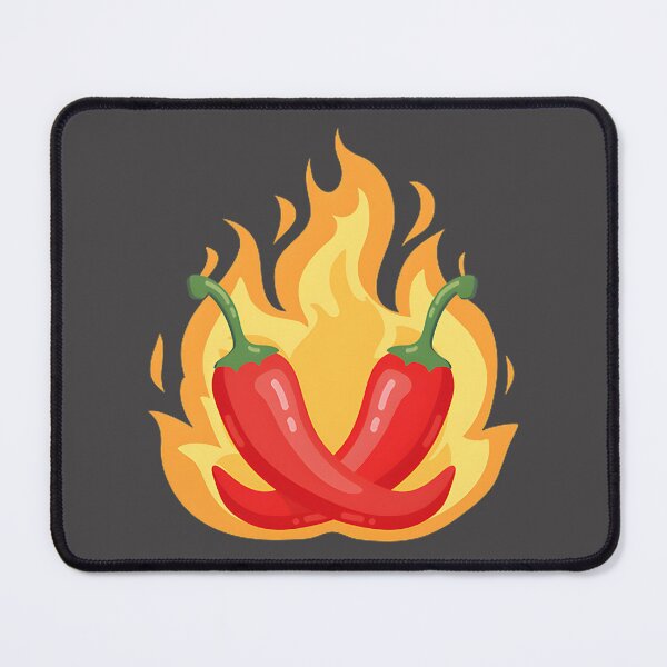 Item preview, Spicy Hot Chili Pods Illustration for Food Lovers and Spice Enthusiasts designed and sold by AsgarAli.