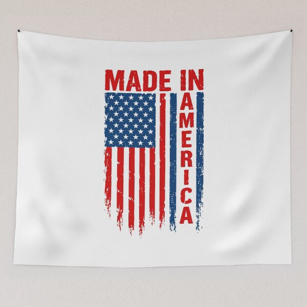 Item preview, Made In America - Distressed American Flag  designed and sold by Marshallamoakohene.