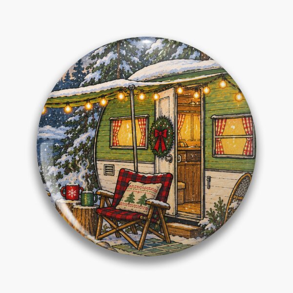 Item preview, Winter Camper in the Woods designed and sold by Heathenicia.