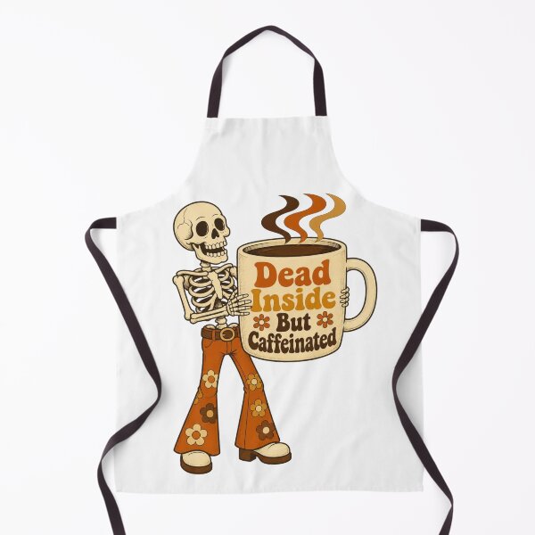 Item preview, Dead Inside But Caffeinated Retro designed and sold by Stylestickers55.