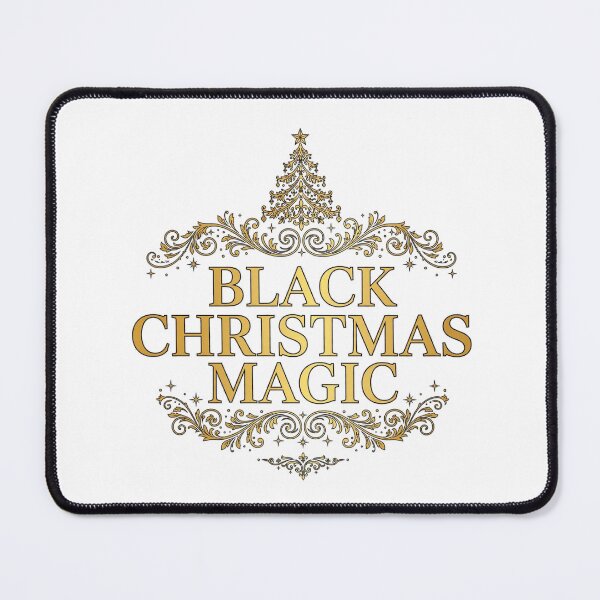 Item preview, "Black Christmas Magic" Black Christmas T-Shirt | Holiday Tee designed and sold by BellaDiosa.