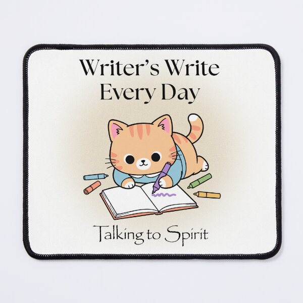 Item preview, Writers Write Every Day - So Says the Cat! designed and sold by TalkingToSpirit.