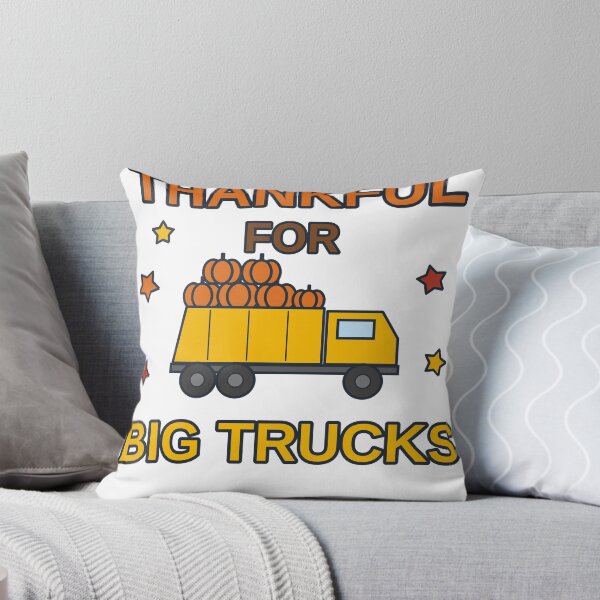 Item preview, Thankful for Big Trucks Kids Thanksgiving Dump Truck designed and sold by BigMachineprint.
