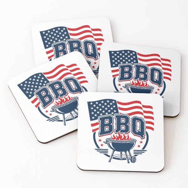 Item preview, BBQ American Flag Grill Design | 4th of July Cookout designed and sold by Marshallamoakohene.