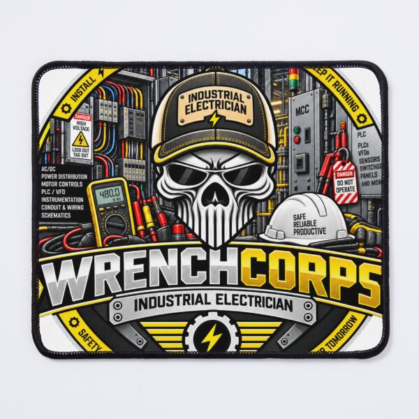 Item preview, WrenchCorps - Industrial Electrician designed and sold by WrenchCorps.