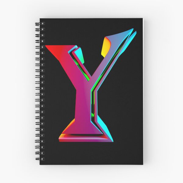 Item preview, Neon 3D Letter Y - Retro Synthwave Style designed and sold by Creatigrafo.