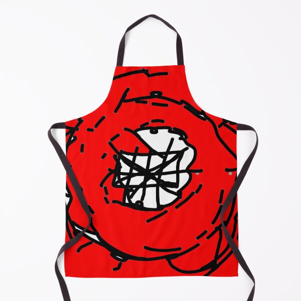 Item preview, Minimalist Abstract Circular Expressionism in Red and Black designed and sold by ThaCriações.