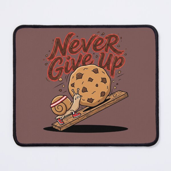 Item preview, Never Give Up Snail Pushing Giant Cookie designed and sold by Rare By Hero.