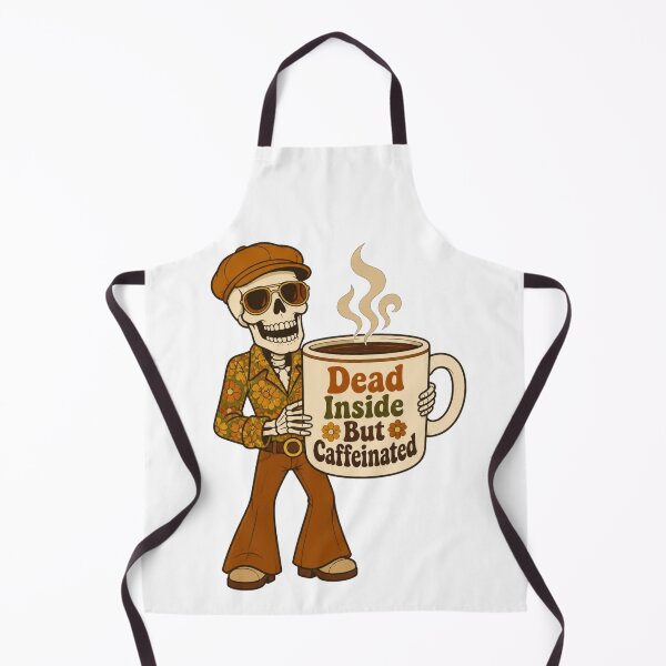 Item preview, Dead Inside But Caffeinated Retro designed and sold by Stylestickers55.