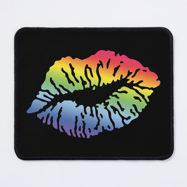 Item preview, Kissing Lips / Kiss / Love / Queer (Rainbow) designed and sold by MrFaulbaum.