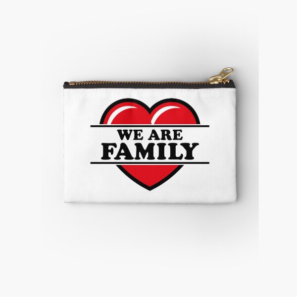 Item preview, We Are Family (Heart / Love / Birth / Parents / Black 2C) designed and sold by MrFaulbaum.