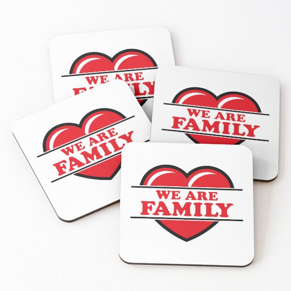 Item preview, We Are Family (Heart / Love / Birth / Parents / Red 2C) designed and sold by MrFaulbaum.