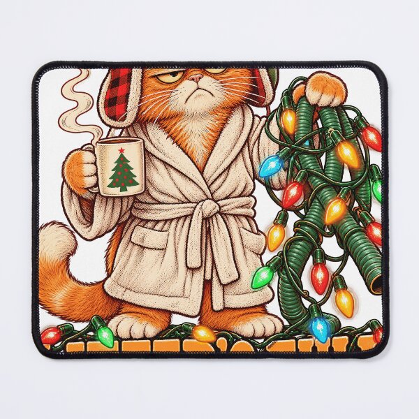 Item preview, Litter's Full Christmas Holiday Lights Funny Feline Humor designed and sold by chem3a-wst.