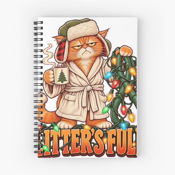Item preview, Litter's Full Christmas Holiday Lights Funny Feline Humor designed and sold by chem3a-wst.