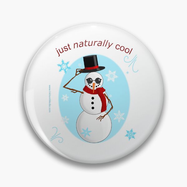 Item preview, Snowman is just naturally cool designed and sold by Inkhornmedia.