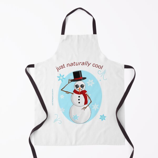 Item preview, Snowman is just naturally cool designed and sold by Inkhornmedia.