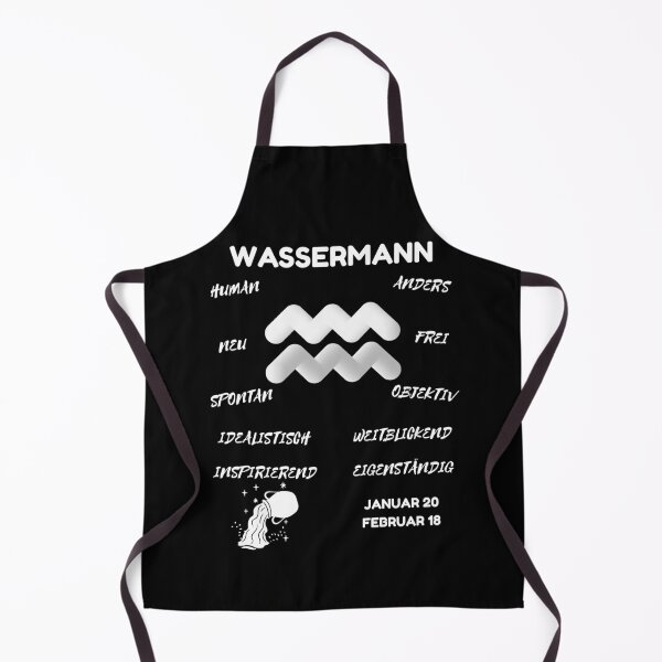 Artikelvorschau, Wassermann Sternzeichen Astrologie Horoskop Symbol - Classic White & Black entworfen und verkauft von ZODIARA.