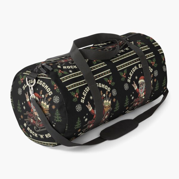 Item preview, Sleigh Eggnog Rock ’N’ Roll – Funny Rock Christmas designed and sold by Nacho Average Designs.