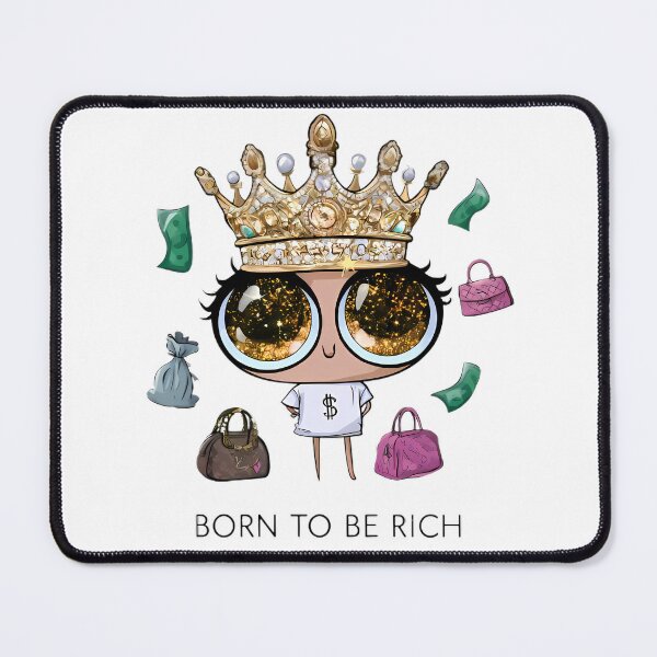 Item preview, Glamorous Funny Cartoon Queen designed and sold by Retro Whimsy.