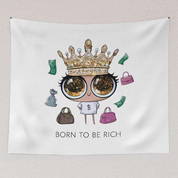 Item preview, Glamorous Funny Cartoon Queen designed and sold by Retro Whimsy.