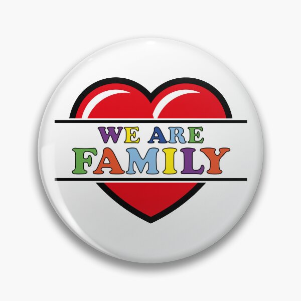 Item preview, Copy of We Are Family (Heart / Love / Birth / Parents / Black 2C) designed and sold by MrFaulbaum.