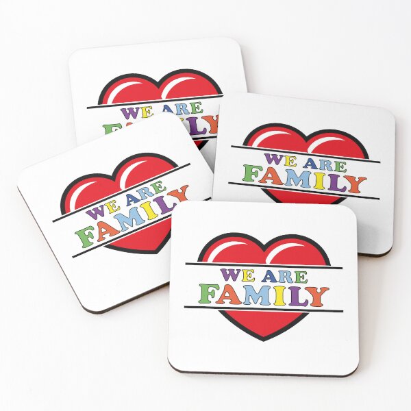 Item preview, Copy of We Are Family (Heart / Love / Birth / Parents / Black 2C) designed and sold by MrFaulbaum.