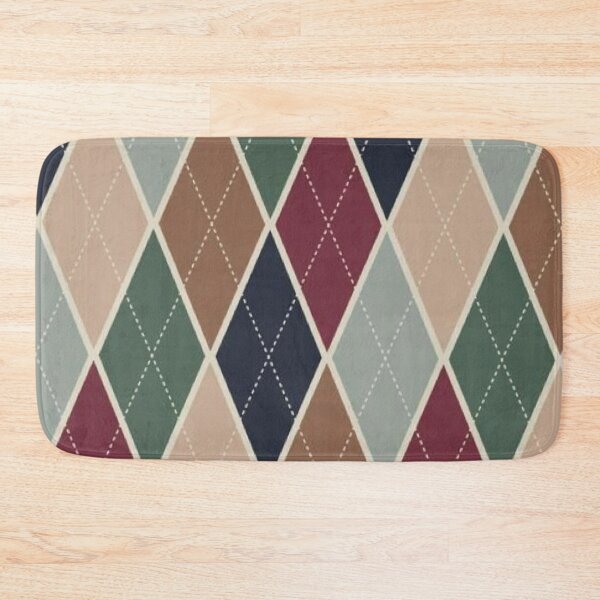 Artikelvorschau, Vintage-Argyle-Muster – Klassisches Dark Academia-Diamant-Karomuster entworfen und verkauft von LYAN-STORE.