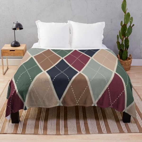 Artikelvorschau, Vintage-Argyle-Muster – Klassisches Dark Academia-Diamant-Karomuster entworfen und verkauft von LYAN-STORE.