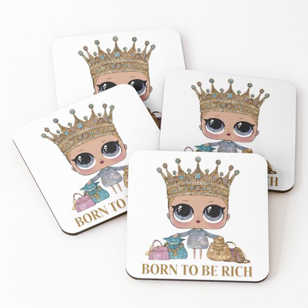 Item preview, Glamorous Funny Cartoon Queen designed and sold by Retro Whimsy.