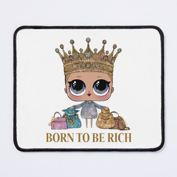 Item preview, Glamorous Funny Cartoon Queen designed and sold by Retro Whimsy.