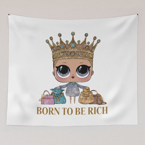 Item preview, Glamorous Funny Cartoon Queen designed and sold by Retro Whimsy.