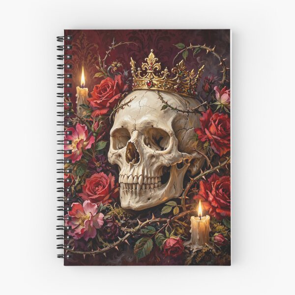 Item preview, Crowned Skull Roses Art designed and sold by Gangster-Design.