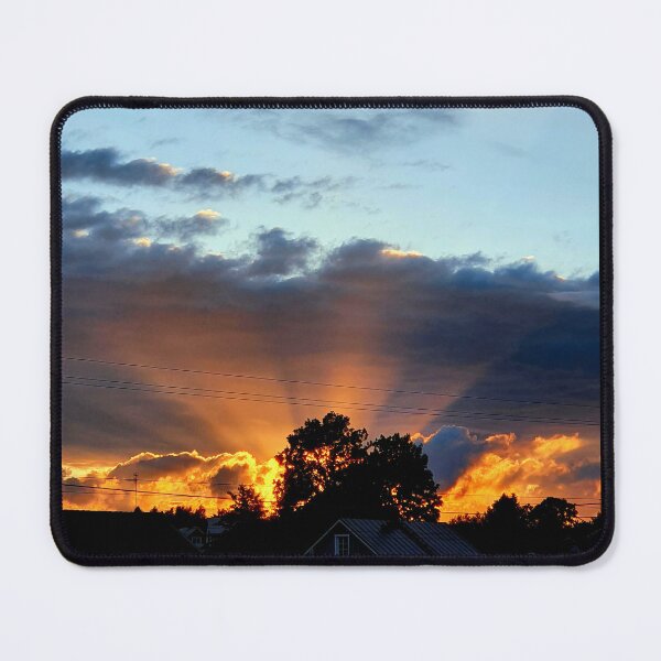 Item preview, Golden Hour Sunset - Scandinavian Countryside Landscape designed and sold by Johnny Nilsson Photo Art.