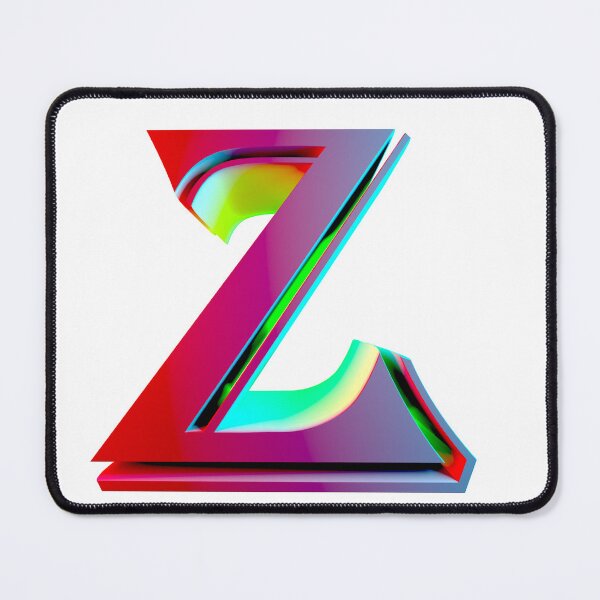Item preview, Neon 3D Letter Z - Retro Synthwave Style designed and sold by Creatigrafo.