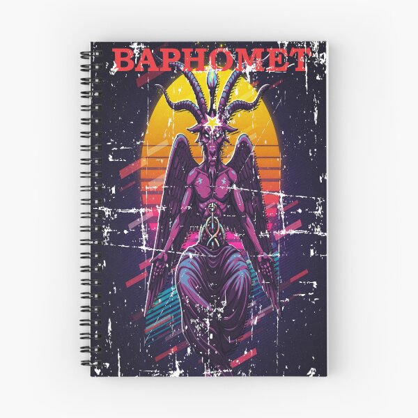 Item preview, Retrowave Baphomet 80s Synthwa designed and sold by Franz-Leon .