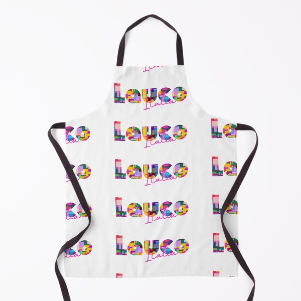 Item preview, Lauco, Gorizia, Italy, Italia, colorful typography design for travellers designed and sold by Wanderful-roads.