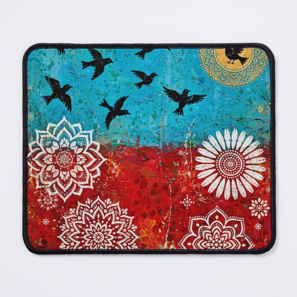 Item preview, Birds and Mandalas designed and sold by GusJosephbyDesign.