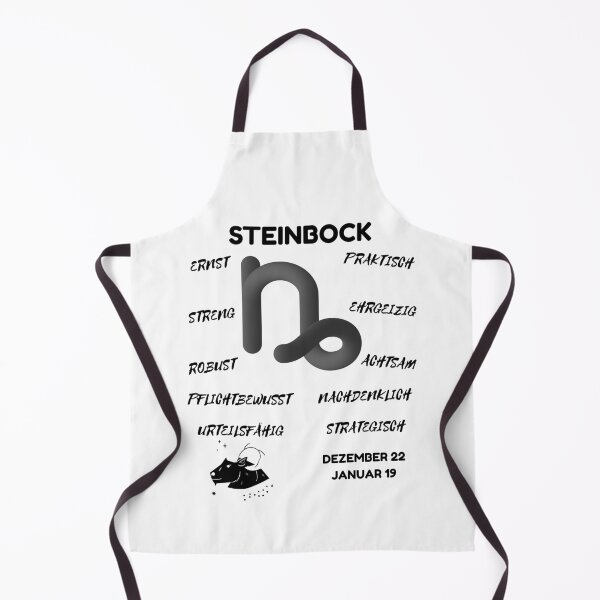 Artikelvorschau, Steinbock Sternzeichen Astrologie Horoskop Symbol - Classic Black & White entworfen und verkauft von ZODIARA.