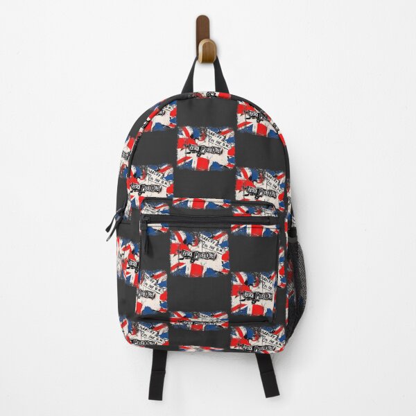 Artikelvorschau, Design mit abgenutzter Union-Jack-Flagge (UK) und Sicherheitsnadeln für einen Vintage-Stil im britischen Stil entworfen und verkauft von Jelena Novakovic.