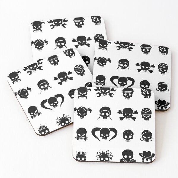 Item preview, Gothic Skulls Sticker Pack — Edgy Black Vector Skulls Collectio designed and sold by LYAN-STORE.