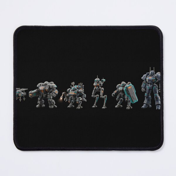 Artikelvorschau, Voxel Mech Squad Vol 1 entworfen und verkauft von Sentient Cyborg Solutions.