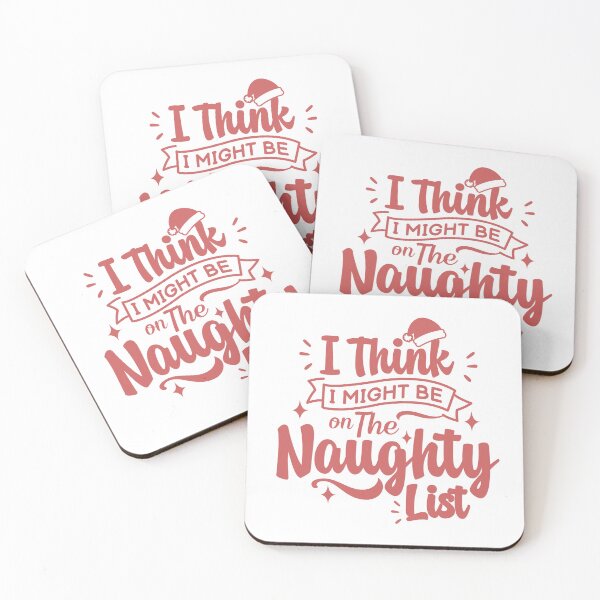 Item preview, Funny Naughty List Christmas I Think I Might Be on The Naughty List Santa Hat designed and sold by HYPNK.
