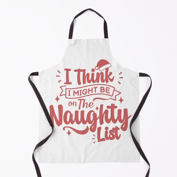 Item preview, Funny Naughty List Christmas I Think I Might Be on The Naughty List Santa Hat designed and sold by HYPNK.