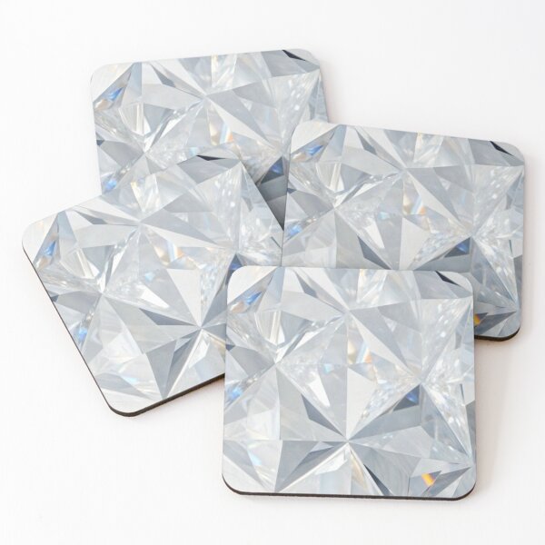 Item preview, Sparkling Diamond Facets — Luxury Crystal Refraction Pattern designed and sold by LYAN-STORE.