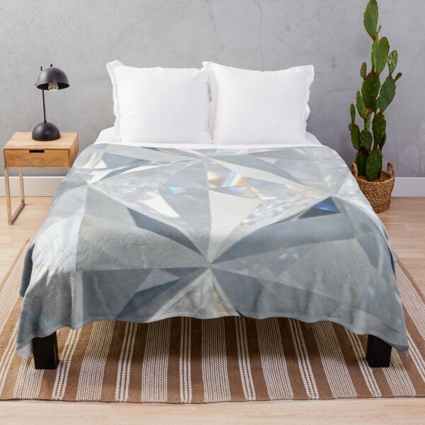 Item preview, Sparkling Diamond Facets — Luxury Crystal Refraction Pattern designed and sold by LYAN-STORE.