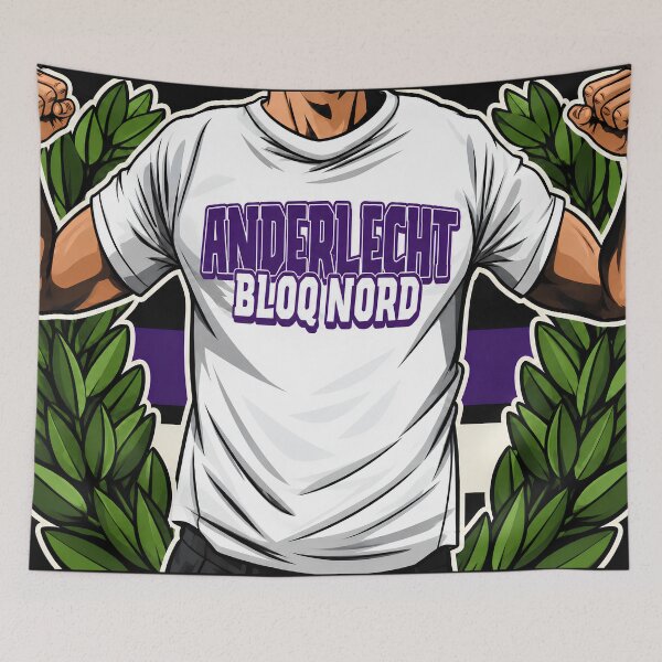 Item preview, Brussels Bloq Nord Ultras Dans L´Ame  designed and sold by canvasriddle.